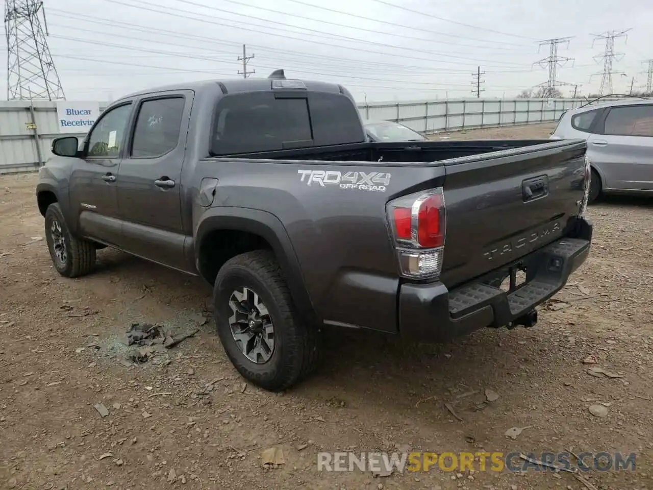 3 Photograph of a damaged car 5TFCZ5AN1MX272726 TOYOTA TACOMA 2021