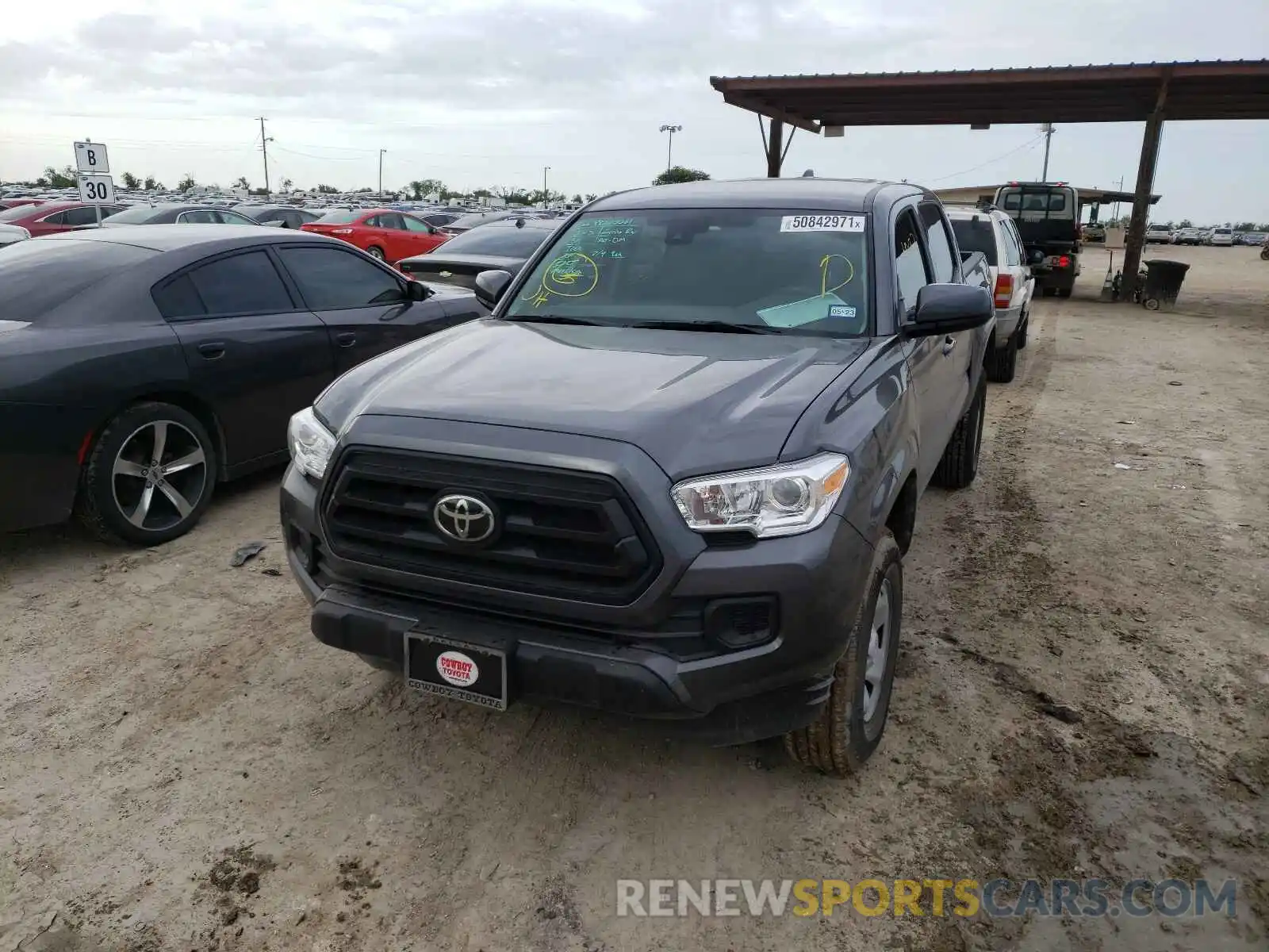 2 Фотография поврежденного автомобиля 5TFCZ5AN1MX273021 TOYOTA TACOMA 2021