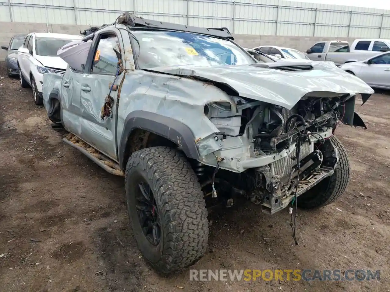 1 Photograph of a damaged car 5TFCZ5AN2MX245678 TOYOTA TACOMA 2021