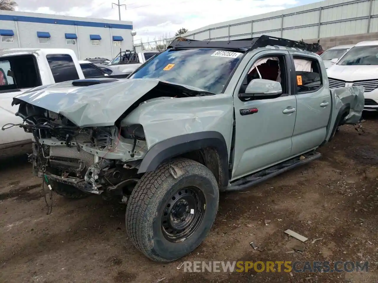 2 Photograph of a damaged car 5TFCZ5AN2MX245678 TOYOTA TACOMA 2021