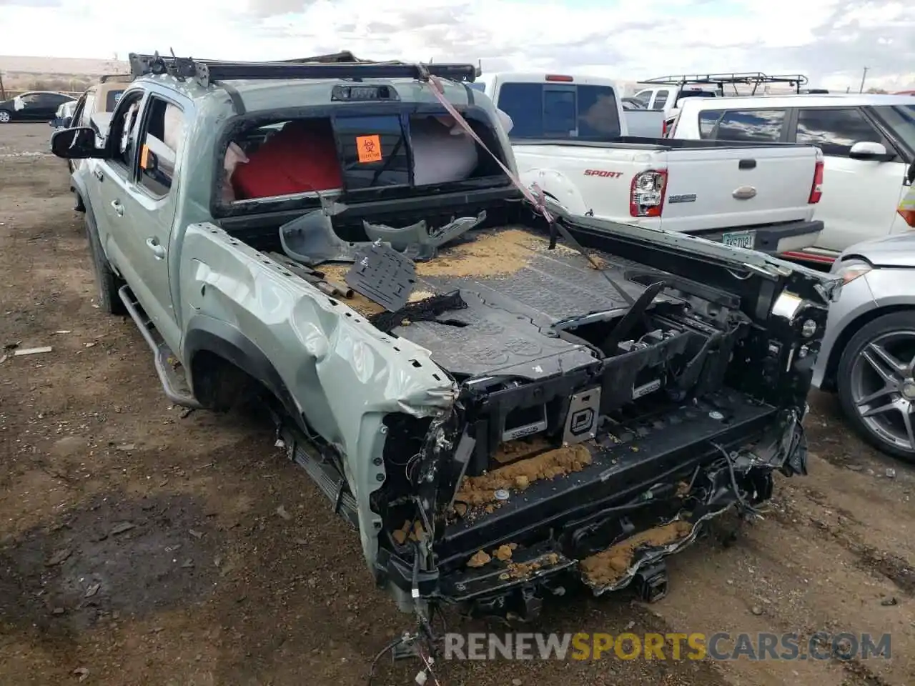 3 Photograph of a damaged car 5TFCZ5AN2MX245678 TOYOTA TACOMA 2021