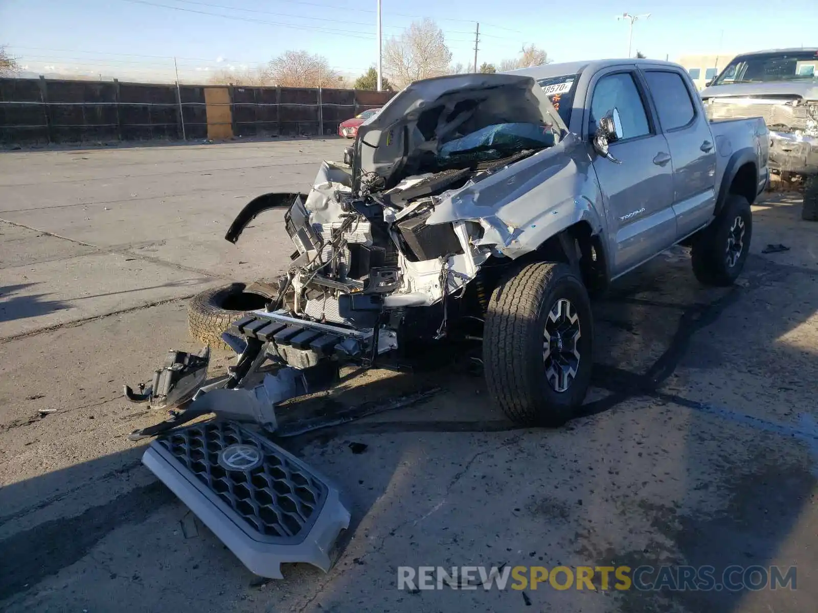 2 Photograph of a damaged car 5TFCZ5AN2MX247110 TOYOTA TACOMA 2021