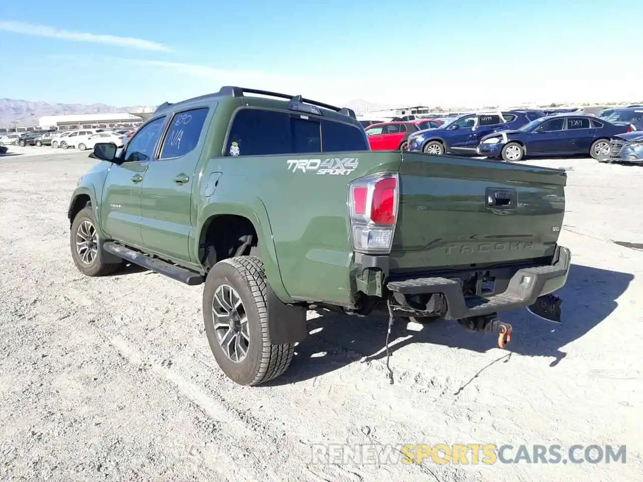 3 Photograph of a damaged car 5TFCZ5AN2MX250685 TOYOTA TACOMA 2021