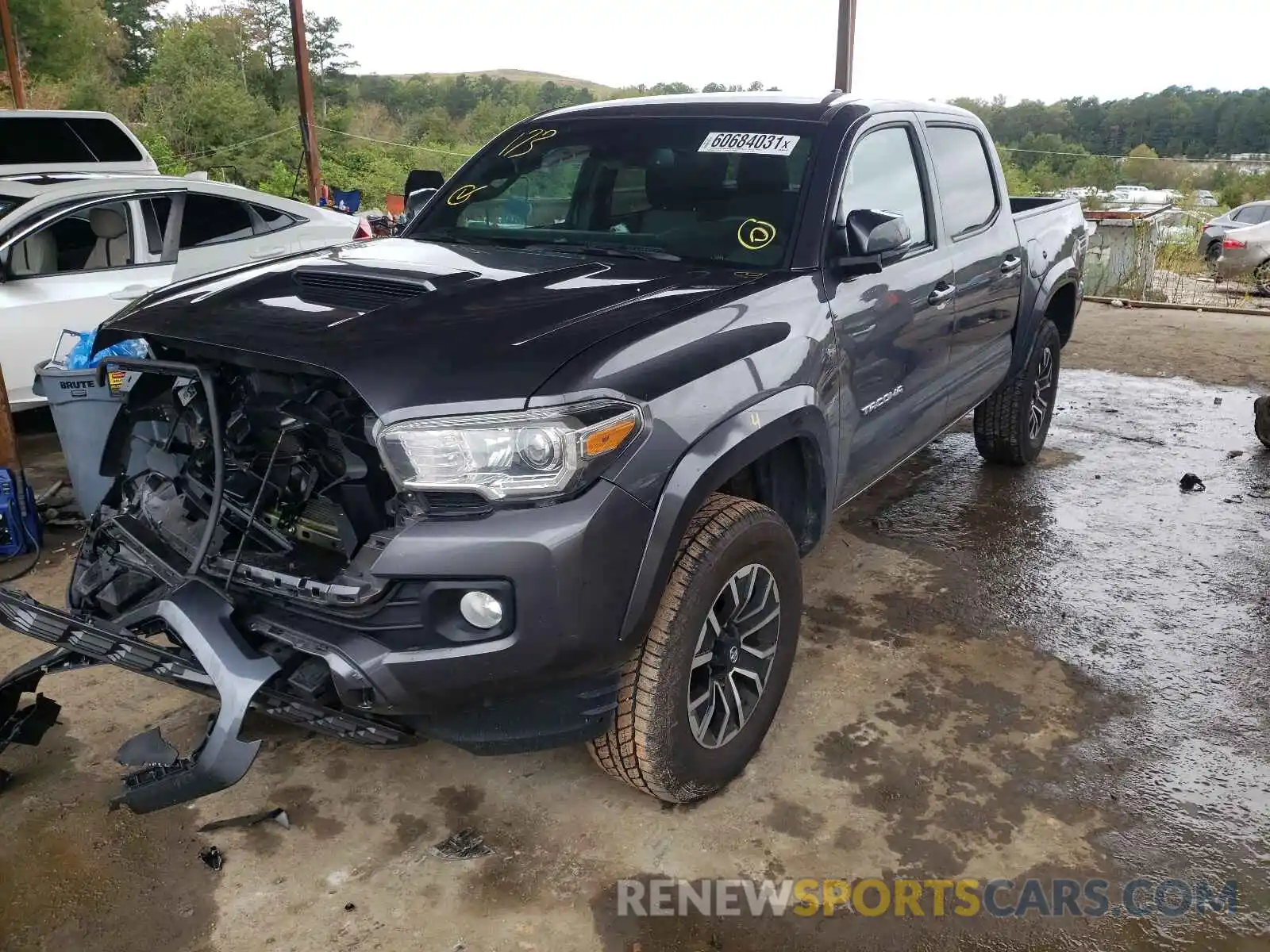 2 Photograph of a damaged car 5TFCZ5AN2MX252503 TOYOTA TACOMA 2021