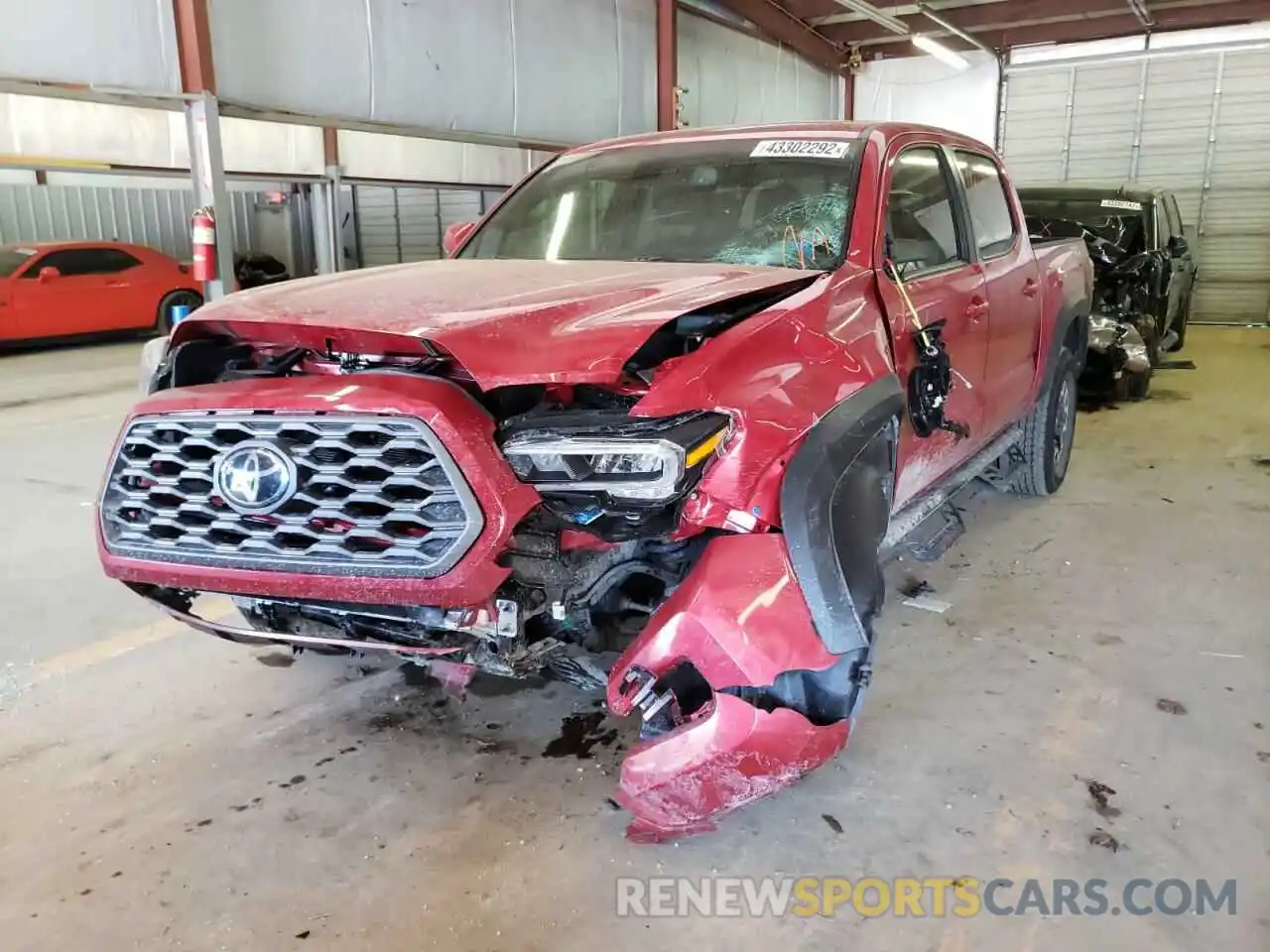 9 Photograph of a damaged car 5TFCZ5AN2MX253005 TOYOTA TACOMA 2021