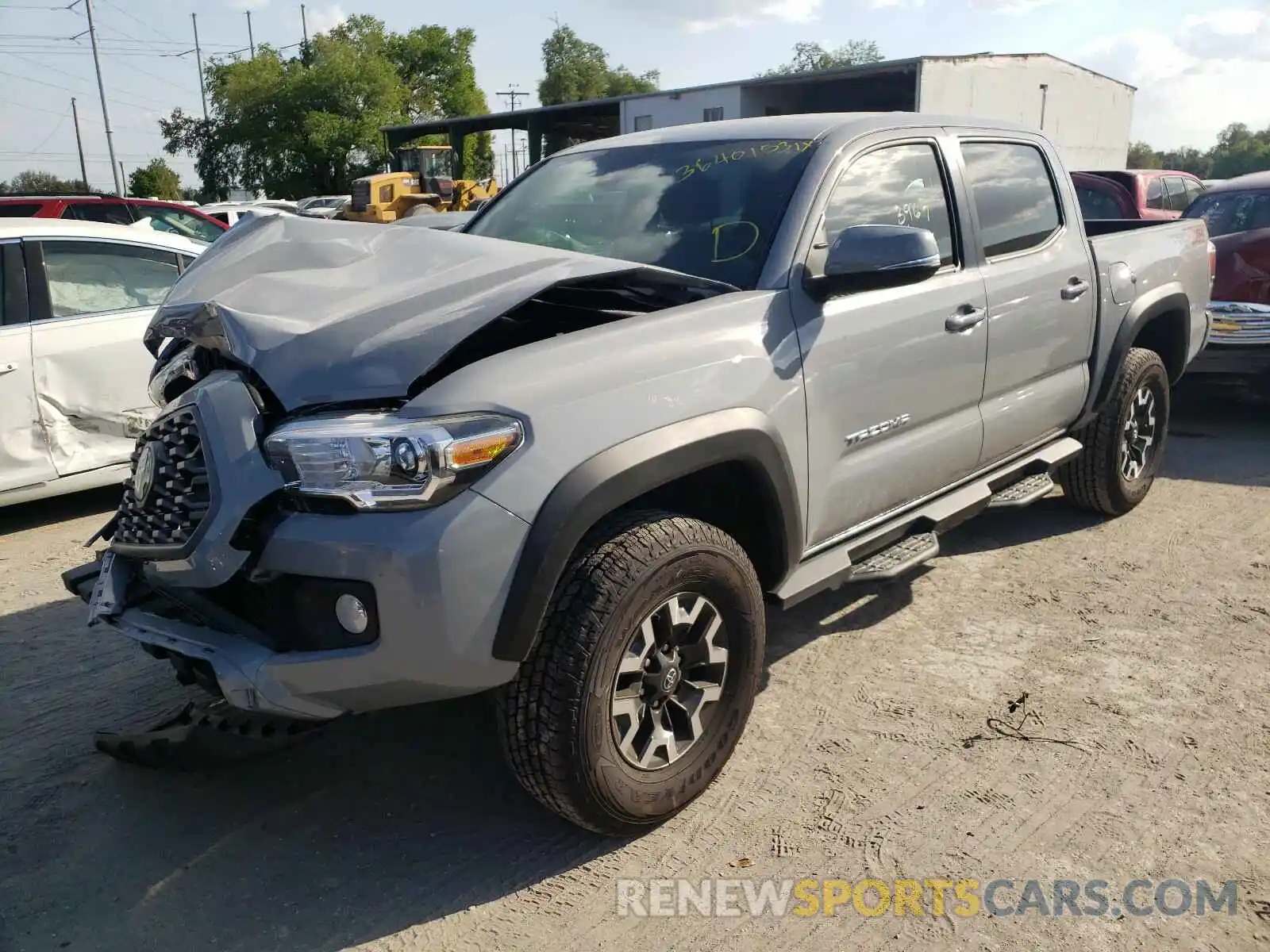 2 Photograph of a damaged car 5TFCZ5AN2MX253232 TOYOTA TACOMA 2021