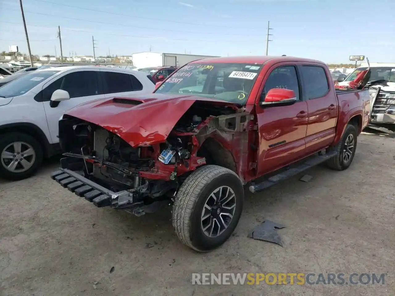 2 Photograph of a damaged car 5TFCZ5AN2MX253389 TOYOTA TACOMA 2021