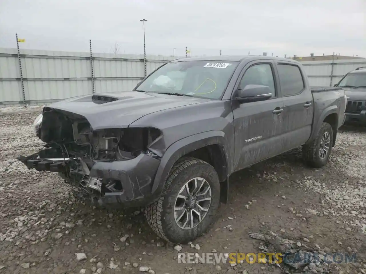 2 Photograph of a damaged car 5TFCZ5AN2MX260066 TOYOTA TACOMA 2021