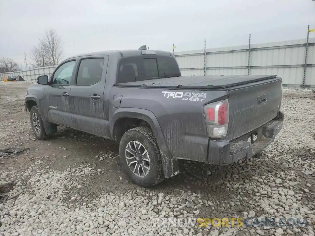 3 Photograph of a damaged car 5TFCZ5AN2MX260066 TOYOTA TACOMA 2021