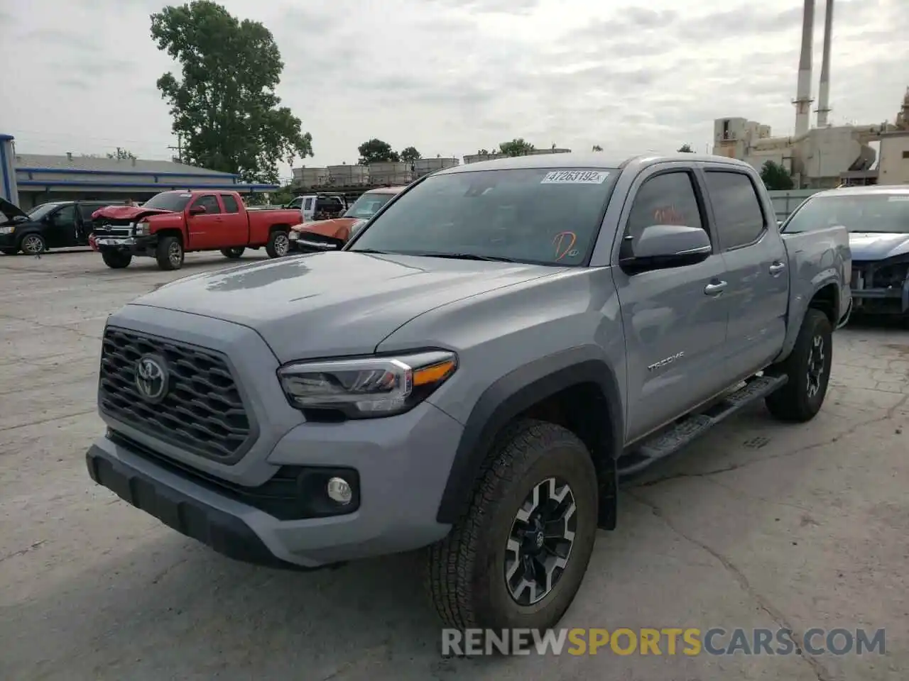 2 Photograph of a damaged car 5TFCZ5AN2MX263193 TOYOTA TACOMA 2021