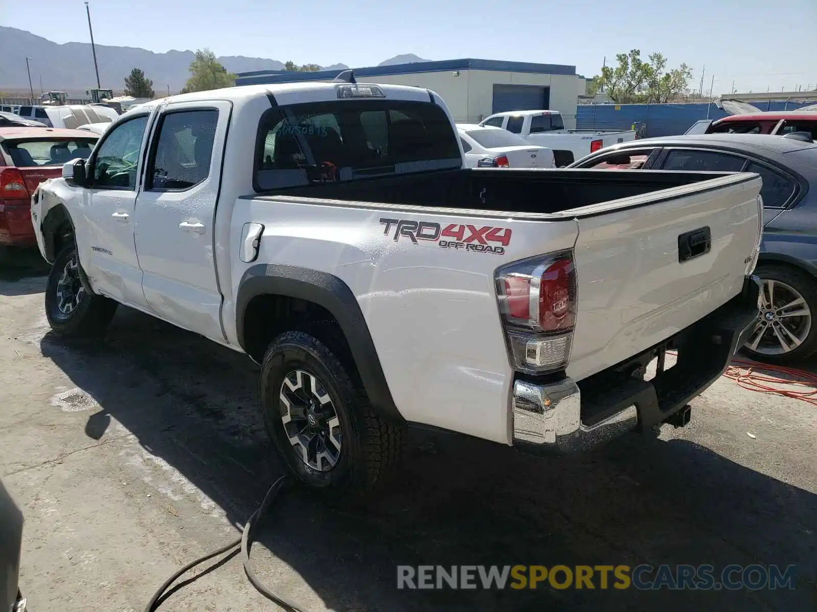 3 Photograph of a damaged car 5TFCZ5AN2MX264554 TOYOTA TACOMA 2021