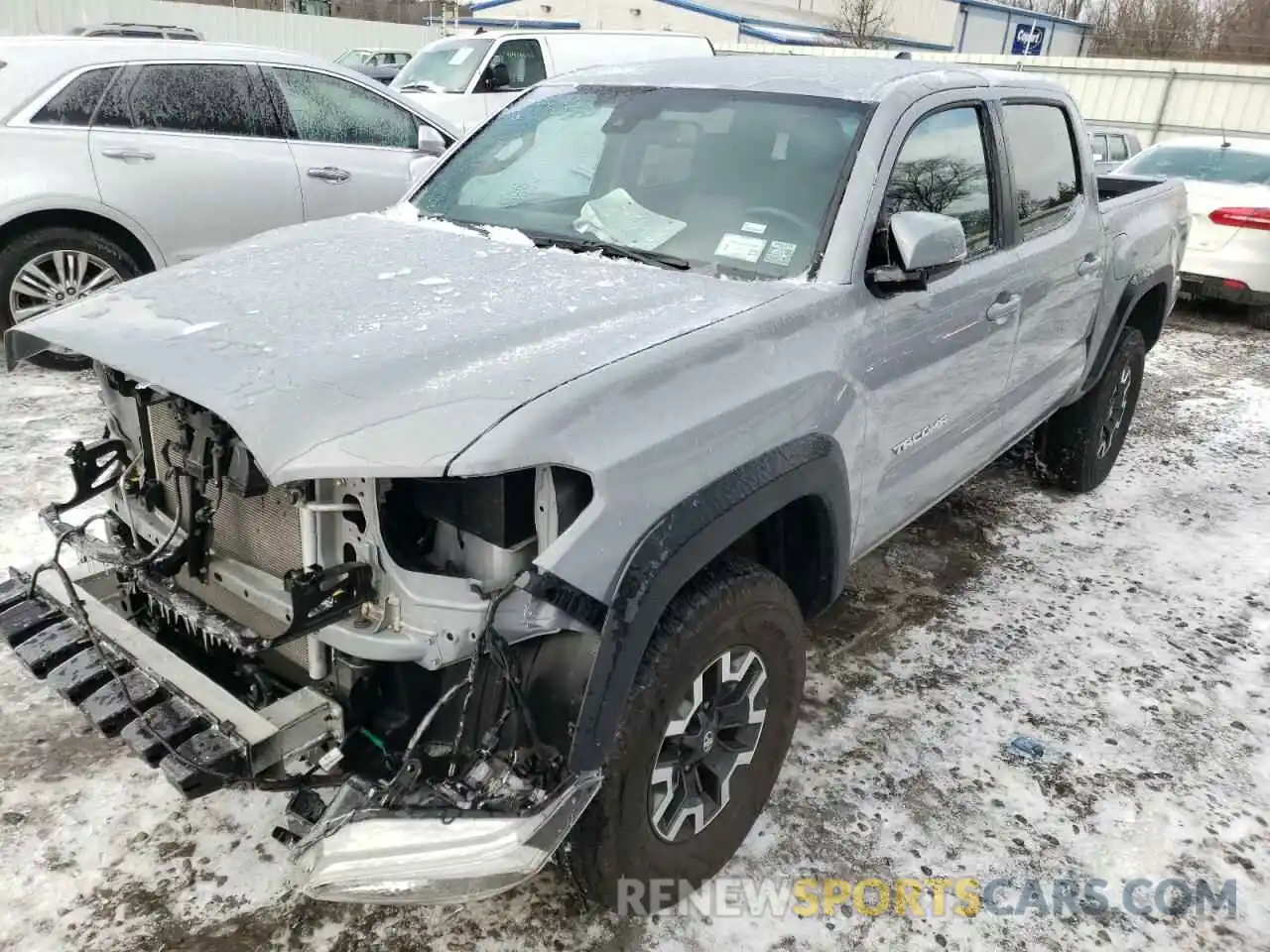 2 Photograph of a damaged car 5TFCZ5AN2MX267311 TOYOTA TACOMA 2021