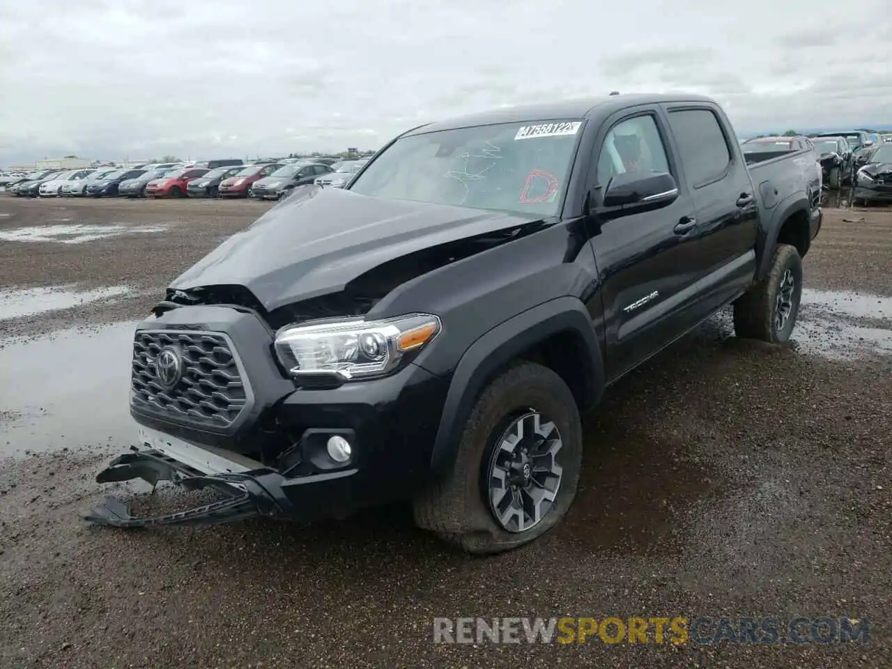 2 Photograph of a damaged car 5TFCZ5AN2MX268040 TOYOTA TACOMA 2021