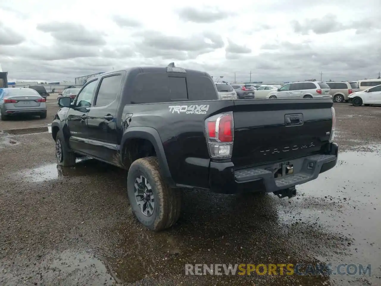 3 Photograph of a damaged car 5TFCZ5AN2MX268040 TOYOTA TACOMA 2021