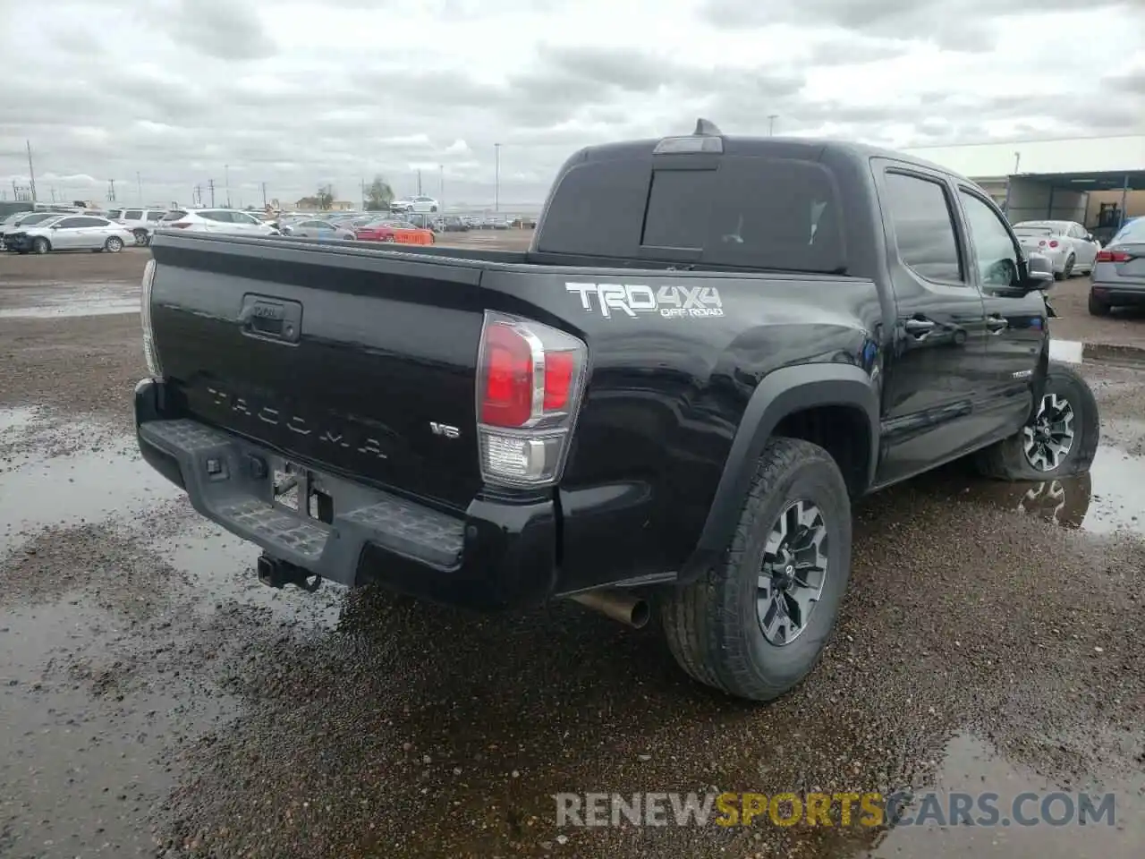 4 Фотография поврежденного автомобиля 5TFCZ5AN2MX268040 TOYOTA TACOMA 2021