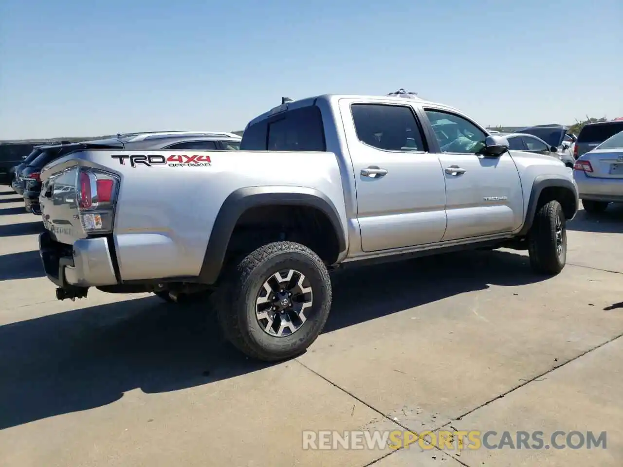 3 Photograph of a damaged car 5TFCZ5AN2MX268877 TOYOTA TACOMA 2021