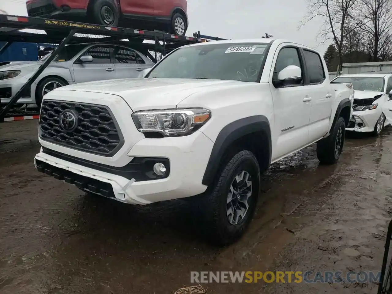 2 Photograph of a damaged car 5TFCZ5AN2MX269236 TOYOTA TACOMA 2021