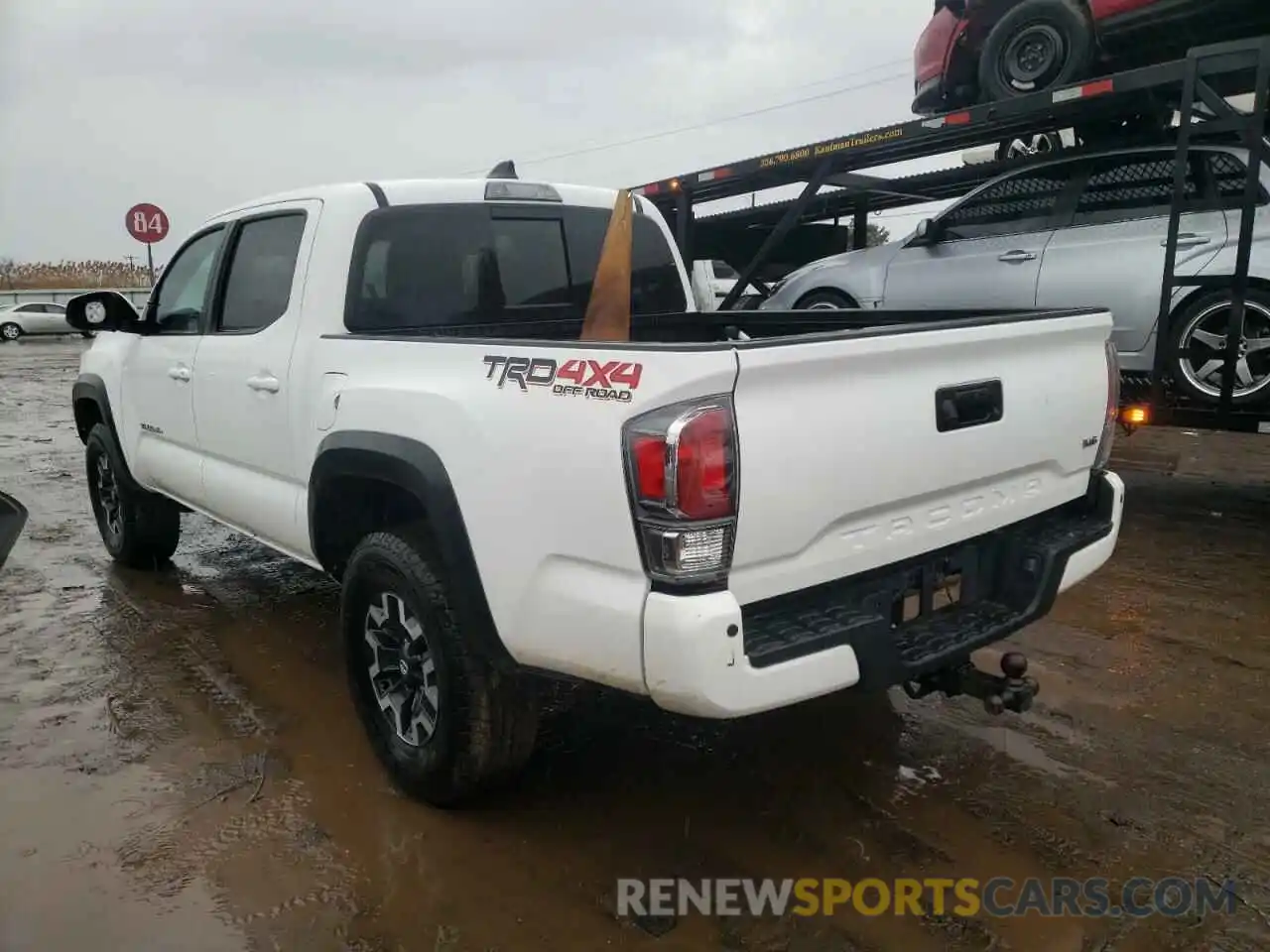 3 Фотография поврежденного автомобиля 5TFCZ5AN2MX269236 TOYOTA TACOMA 2021