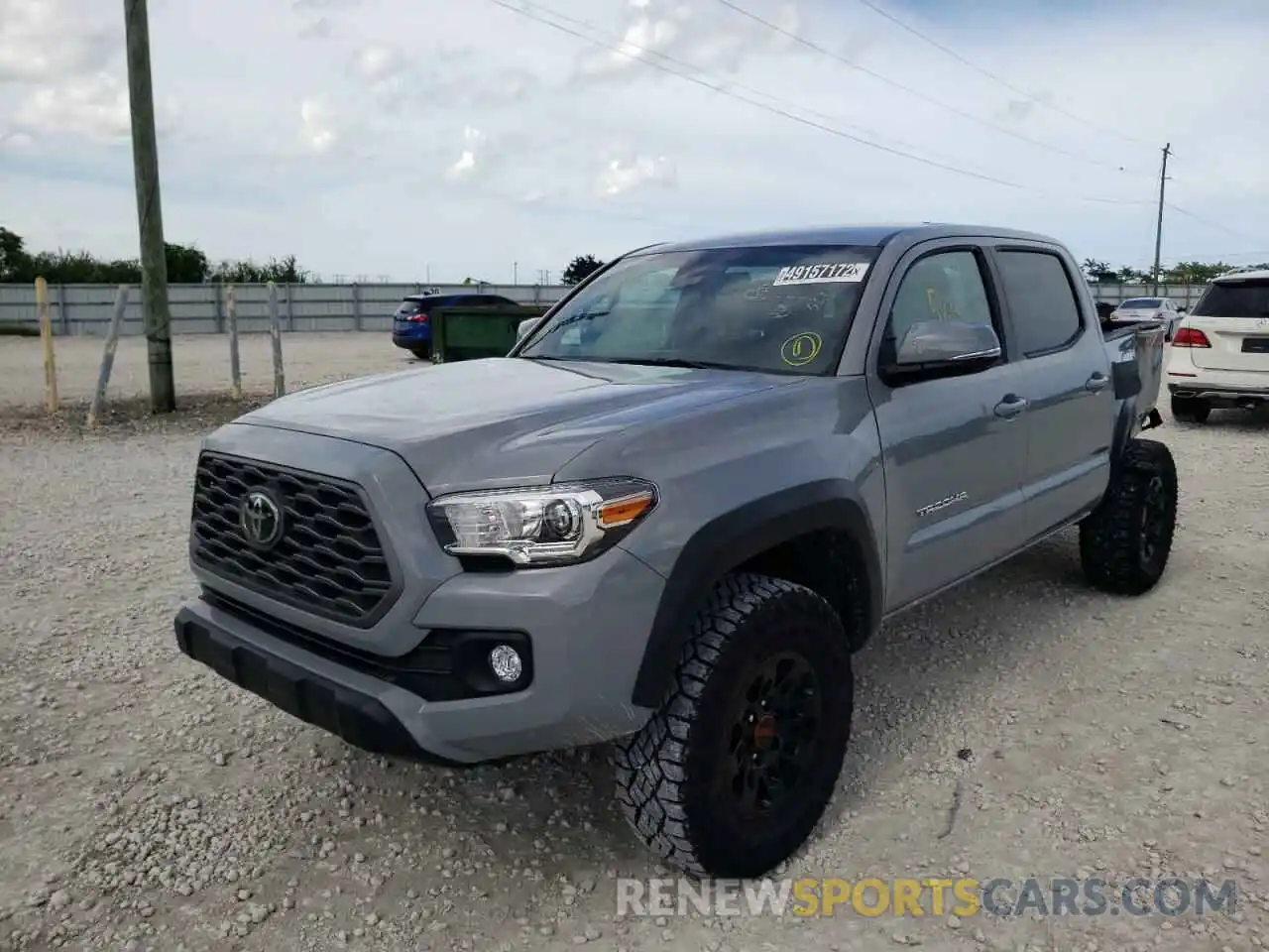 2 Photograph of a damaged car 5TFCZ5AN2MX272105 TOYOTA TACOMA 2021