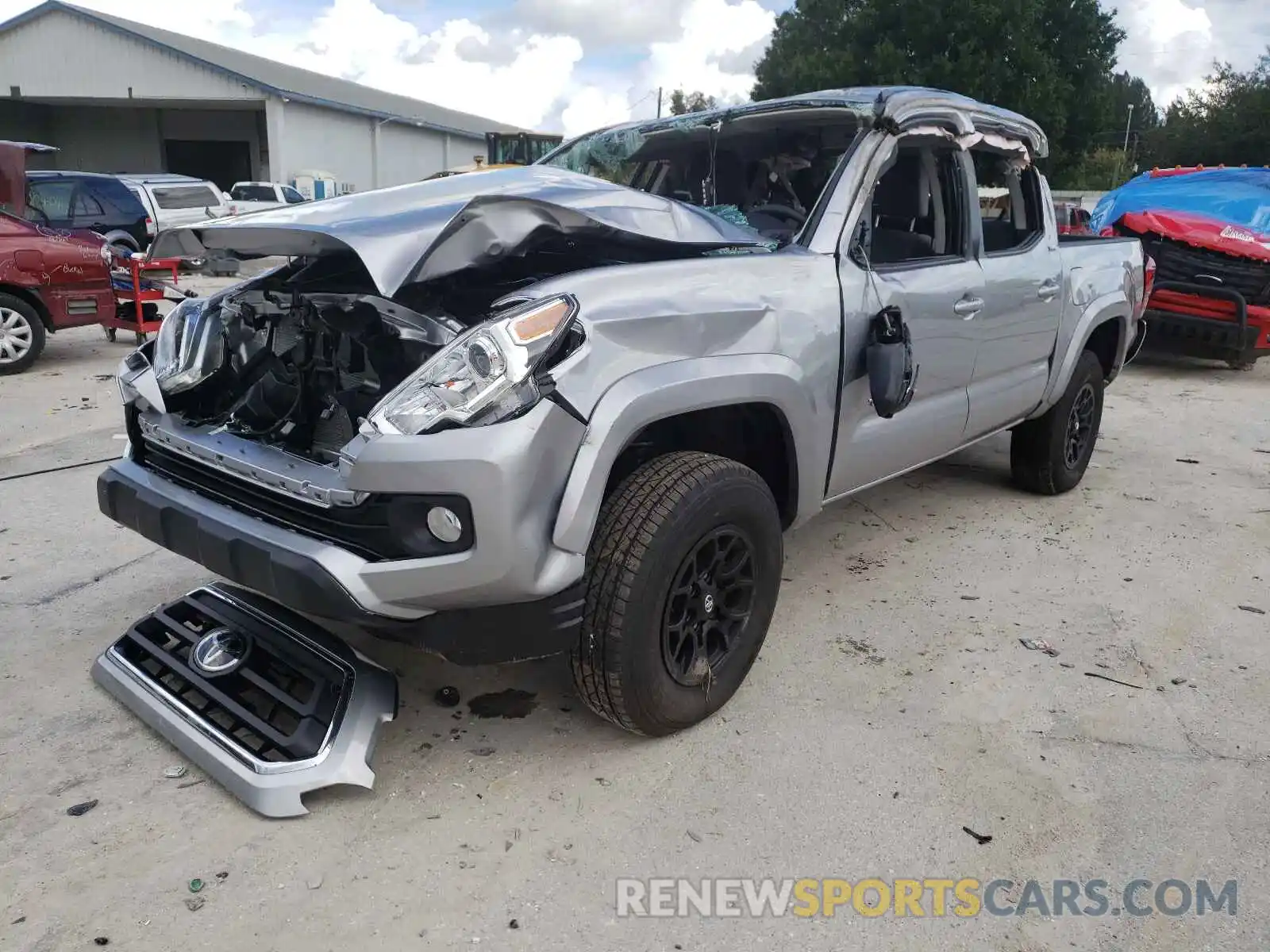 2 Photograph of a damaged car 5TFCZ5AN2MX281807 TOYOTA TACOMA 2021