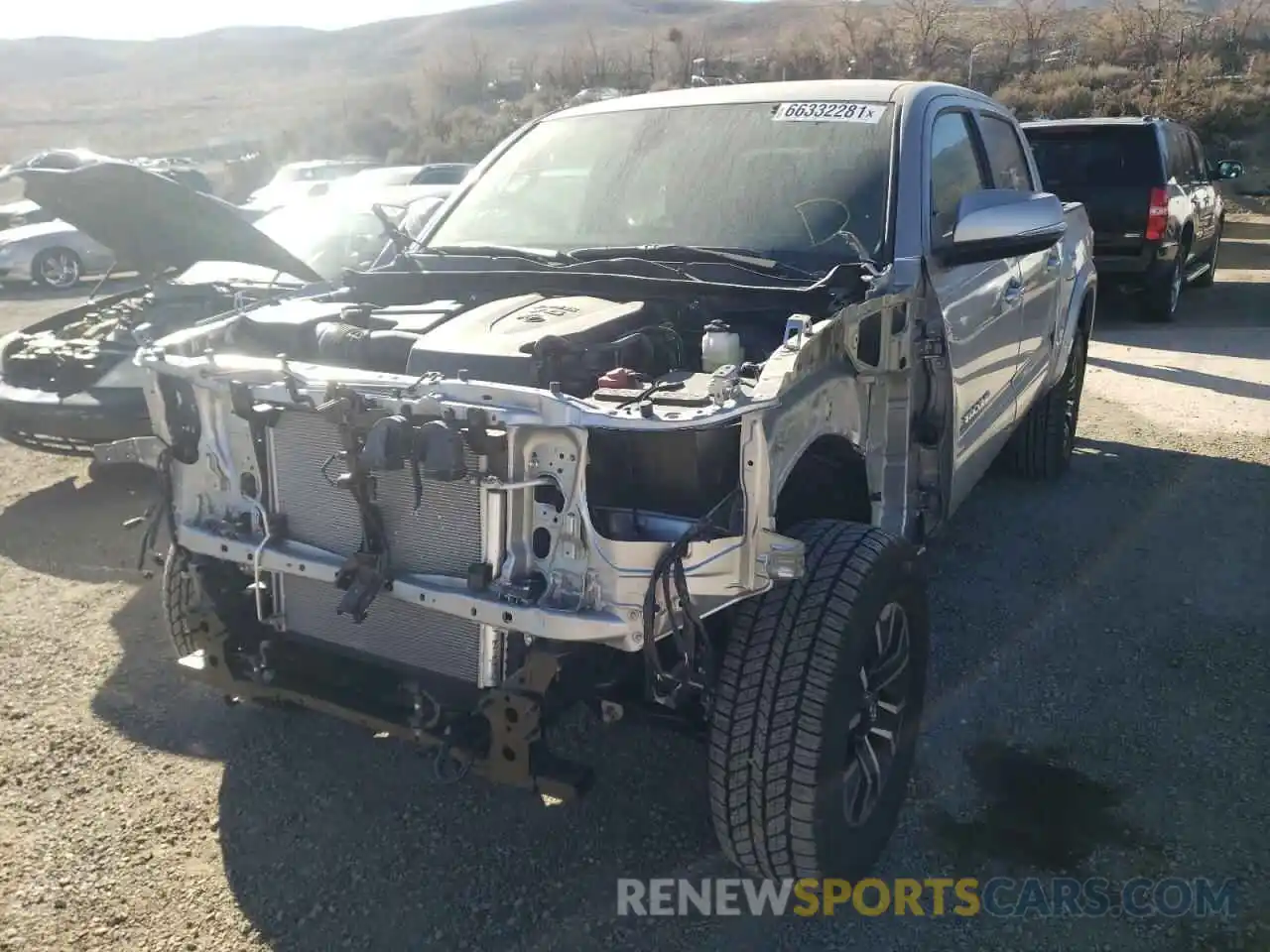 2 Photograph of a damaged car 5TFCZ5AN2MX282505 TOYOTA TACOMA 2021