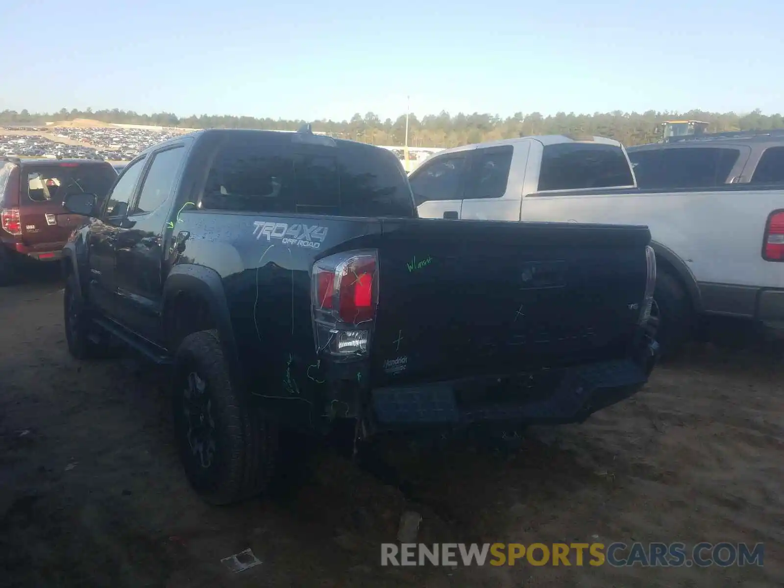 3 Photograph of a damaged car 5TFCZ5AN3MX245415 TOYOTA TACOMA 2021