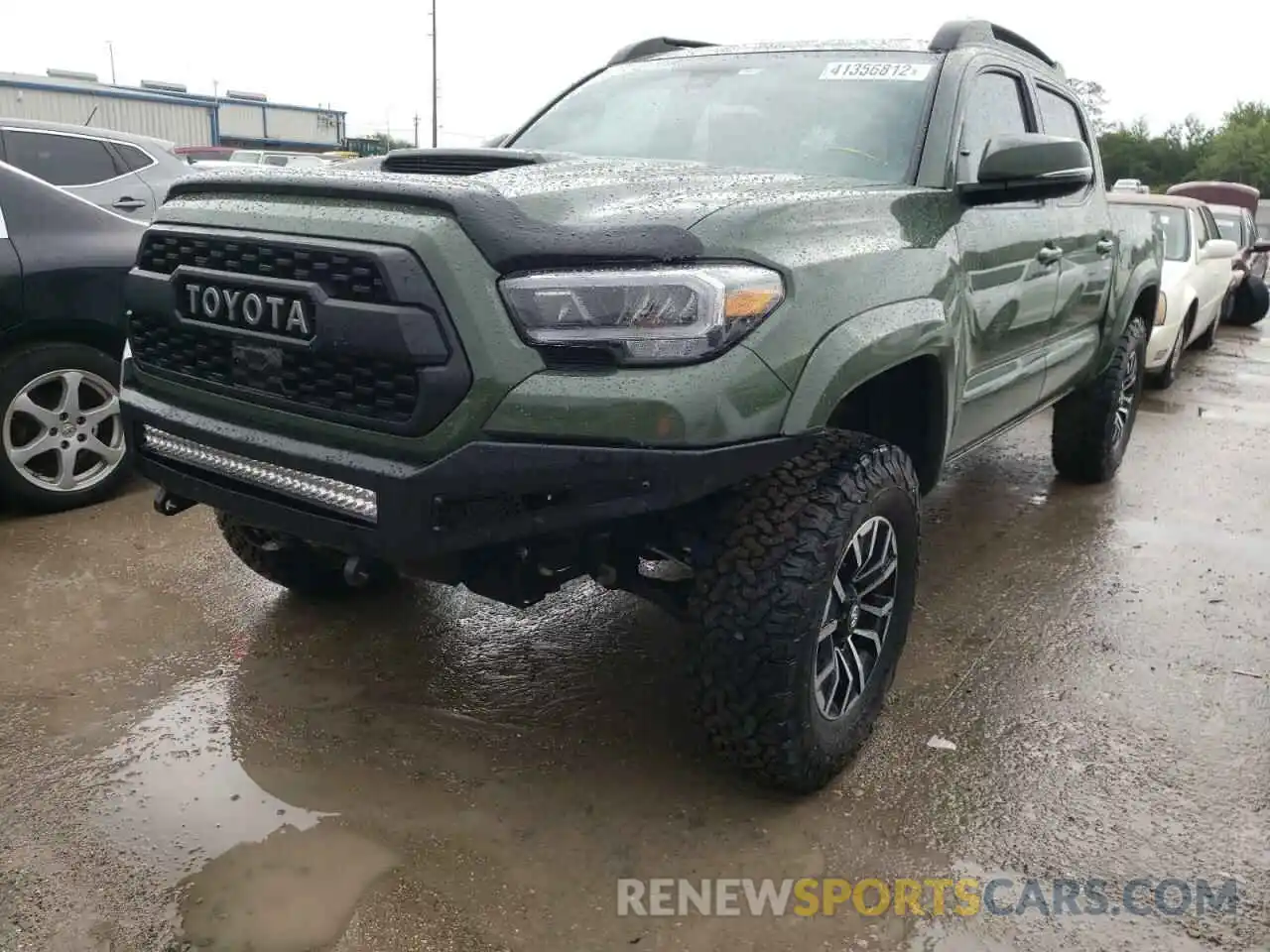 2 Фотография поврежденного автомобиля 5TFCZ5AN3MX256043 TOYOTA TACOMA 2021