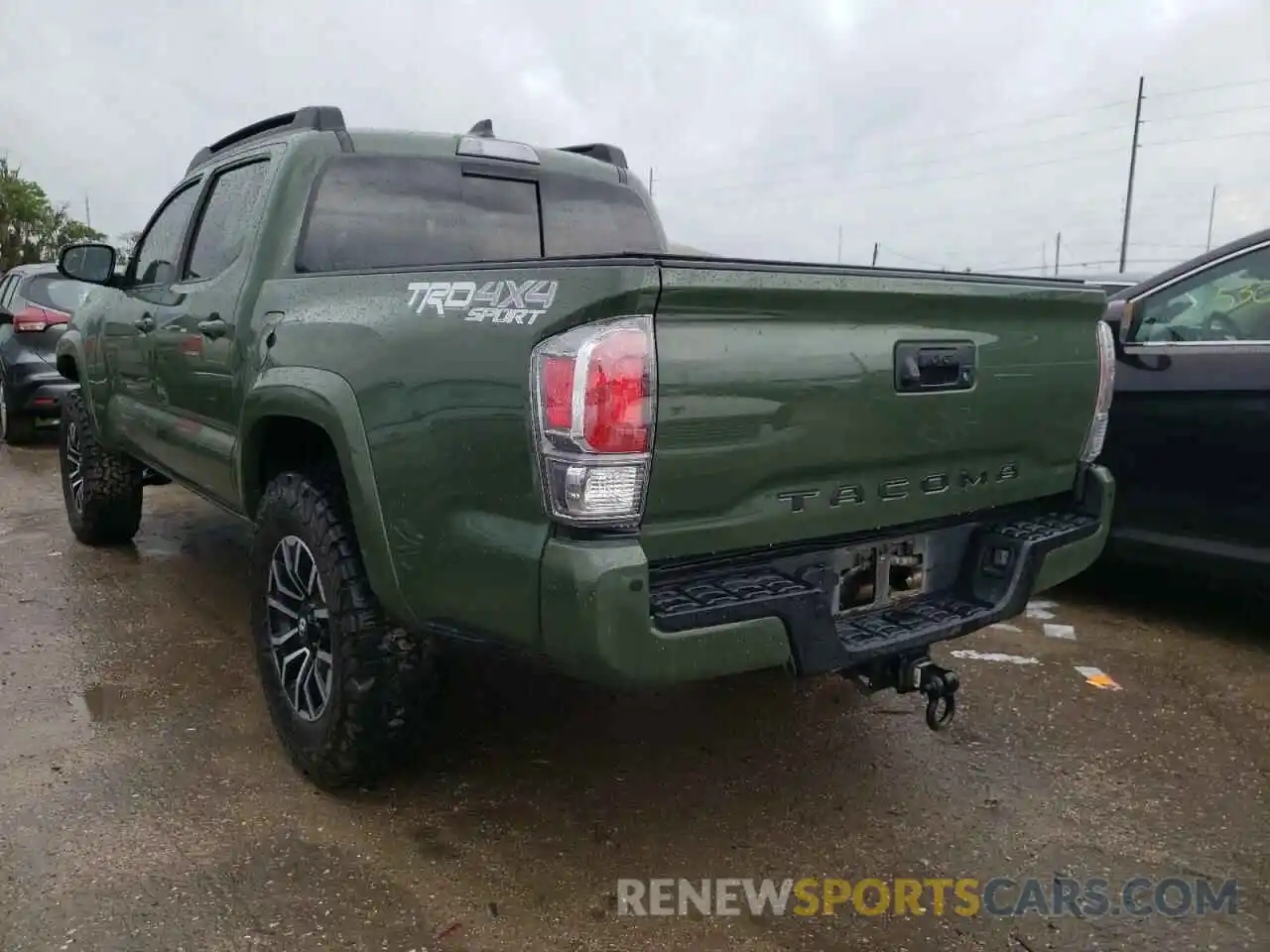 3 Фотография поврежденного автомобиля 5TFCZ5AN3MX256043 TOYOTA TACOMA 2021