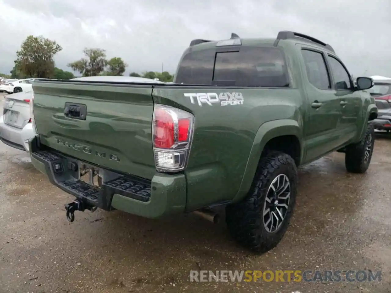 4 Фотография поврежденного автомобиля 5TFCZ5AN3MX256043 TOYOTA TACOMA 2021