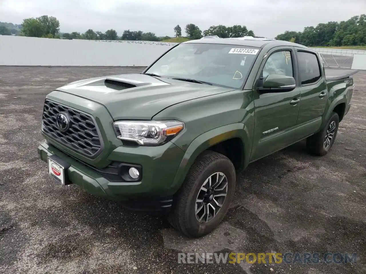 2 Photograph of a damaged car 5TFCZ5AN3MX262585 TOYOTA TACOMA 2021