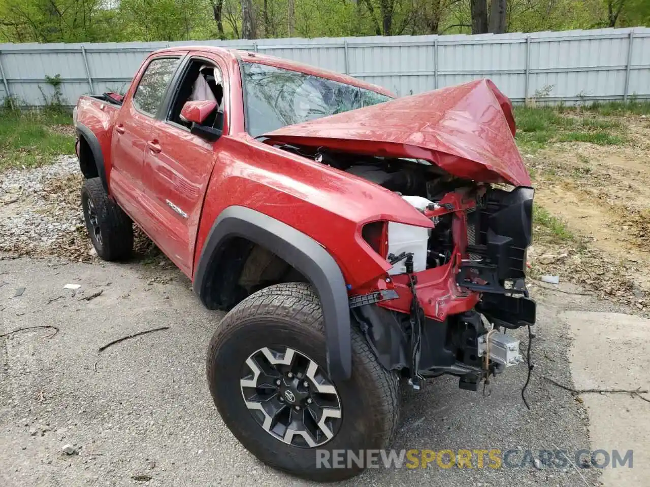 1 Photograph of a damaged car 5TFCZ5AN3MX265101 TOYOTA TACOMA 2021