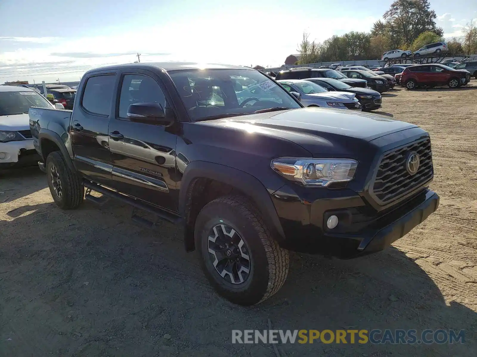 1 Photograph of a damaged car 5TFCZ5AN3MX267592 TOYOTA TACOMA 2021