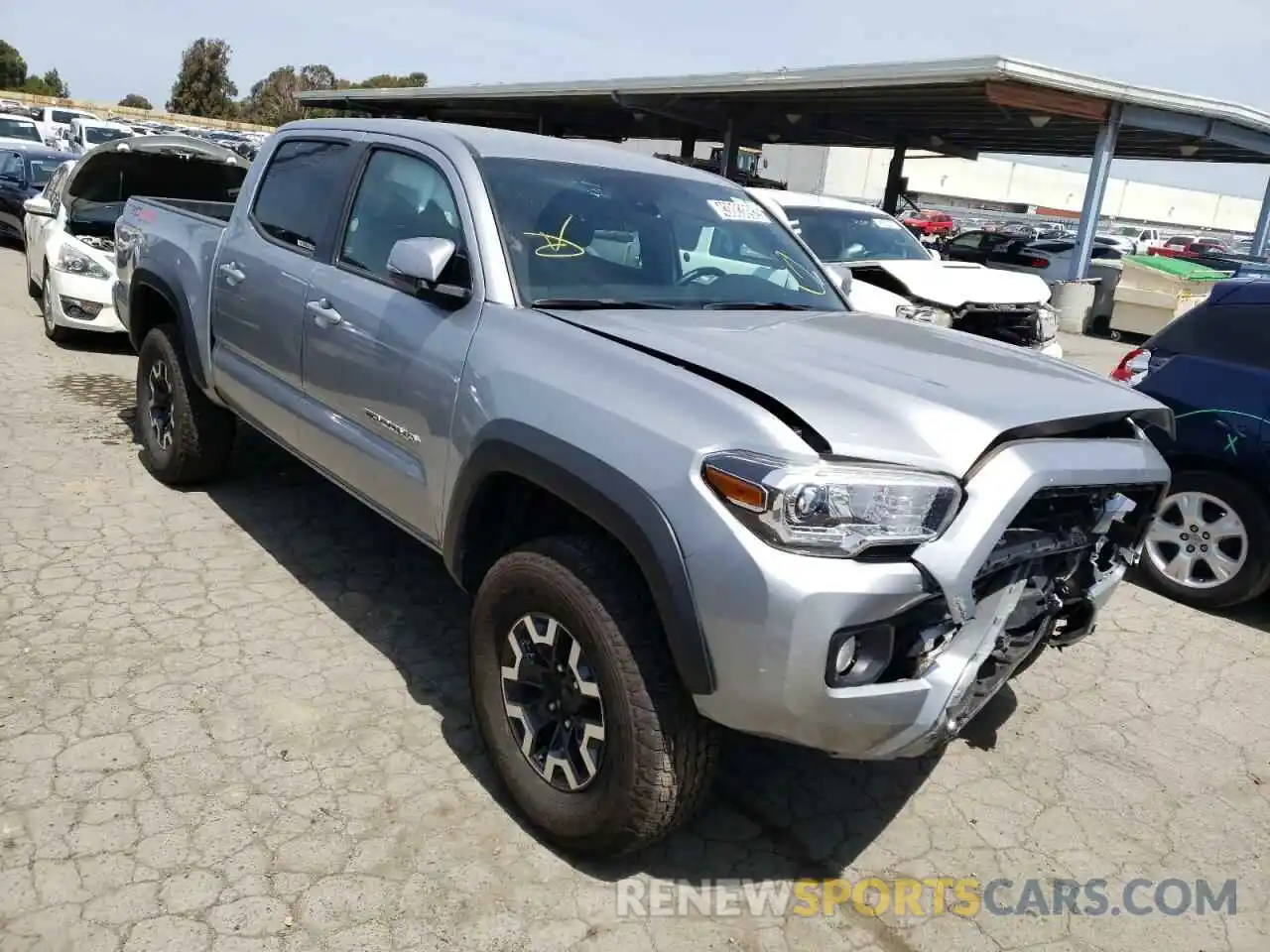 1 Photograph of a damaged car 5TFCZ5AN3MX268306 TOYOTA TACOMA 2021