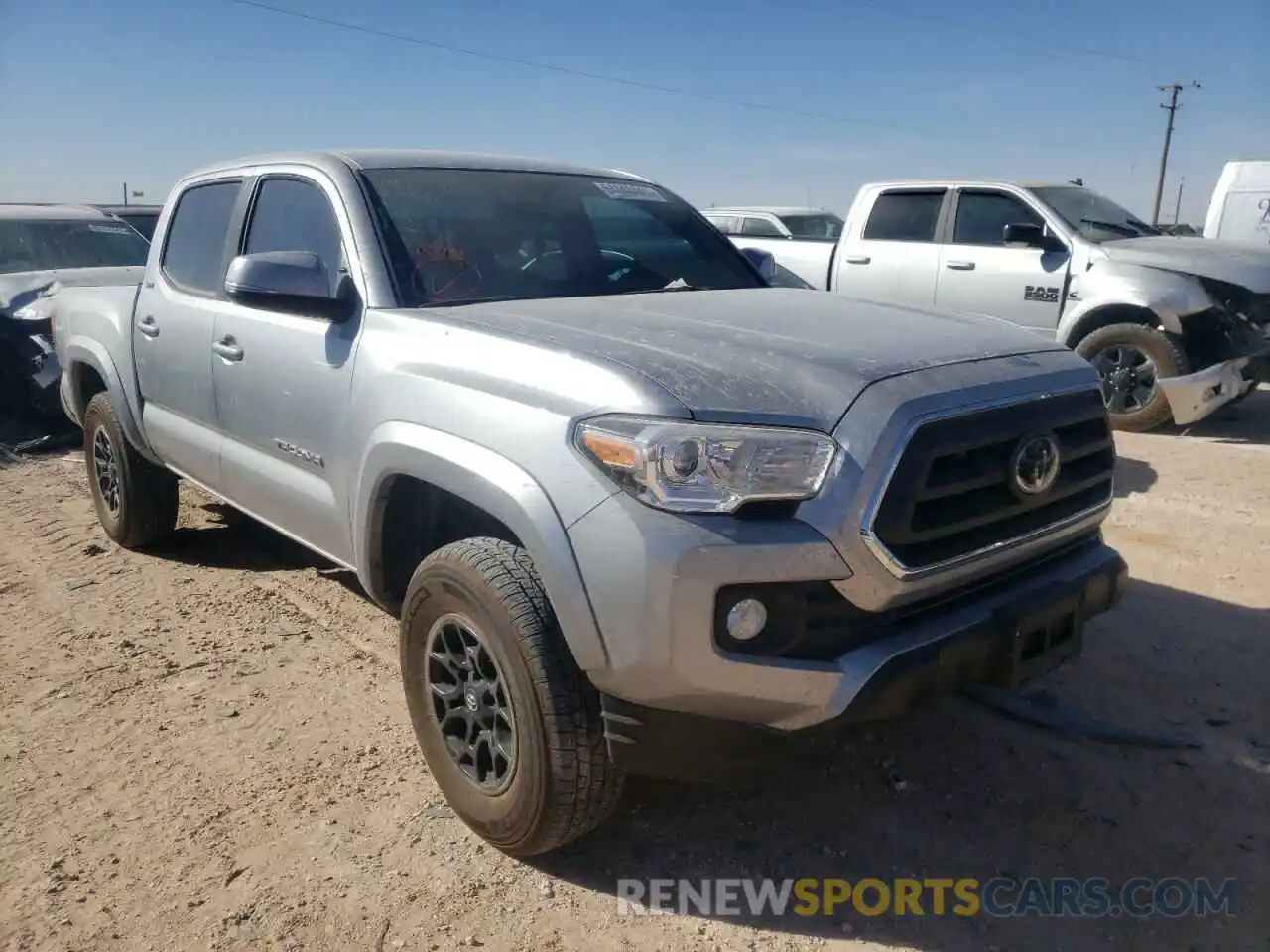 1 Photograph of a damaged car 5TFCZ5AN3MX270413 TOYOTA TACOMA 2021