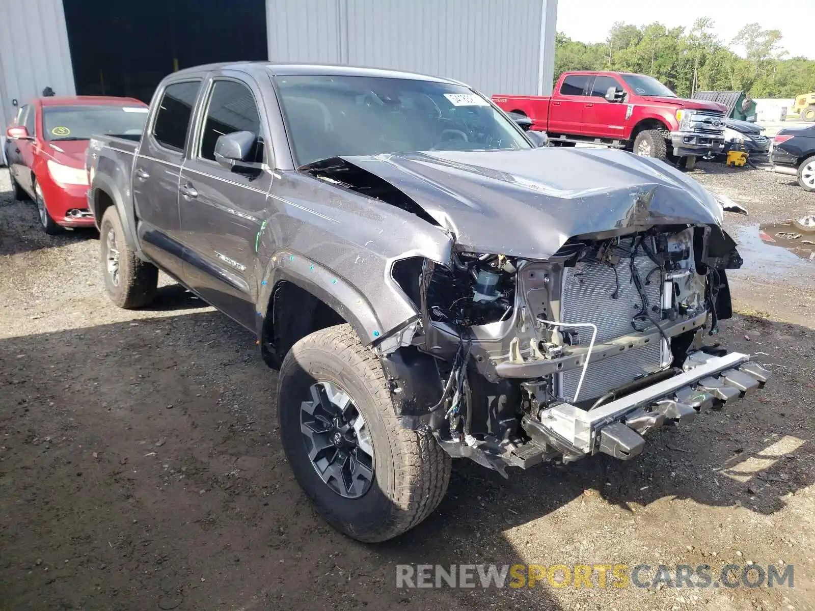 1 Photograph of a damaged car 5TFCZ5AN3MX273053 TOYOTA TACOMA 2021