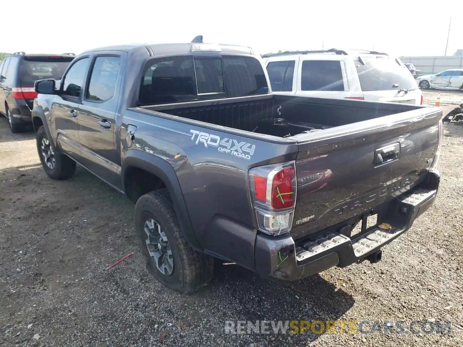 3 Photograph of a damaged car 5TFCZ5AN3MX273053 TOYOTA TACOMA 2021