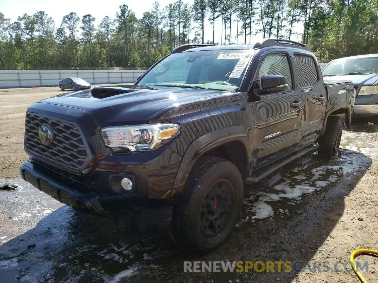 2 Photograph of a damaged car 5TFCZ5AN3MX275515 TOYOTA TACOMA 2021