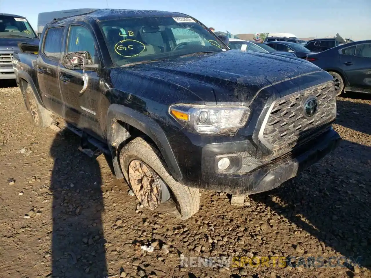 1 Photograph of a damaged car 5TFCZ5AN4MX245746 TOYOTA TACOMA 2021