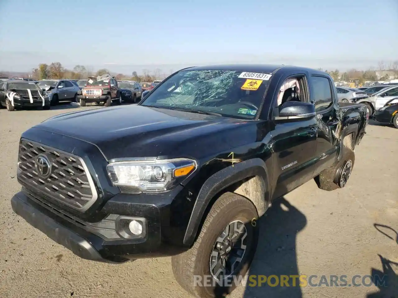 9 Фотография поврежденного автомобиля 5TFCZ5AN4MX246413 TOYOTA TACOMA 2021