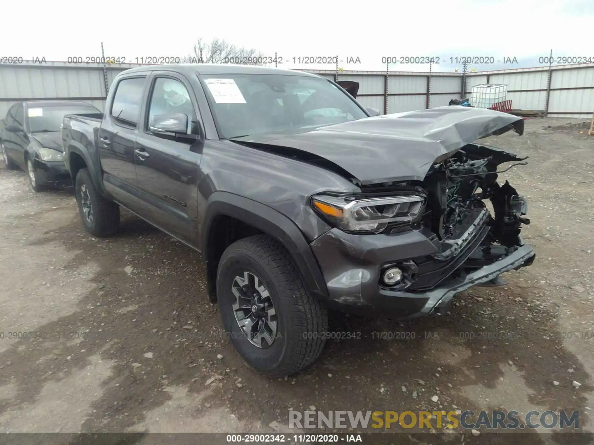 1 Photograph of a damaged car 5TFCZ5AN4MX247268 TOYOTA TACOMA 2021