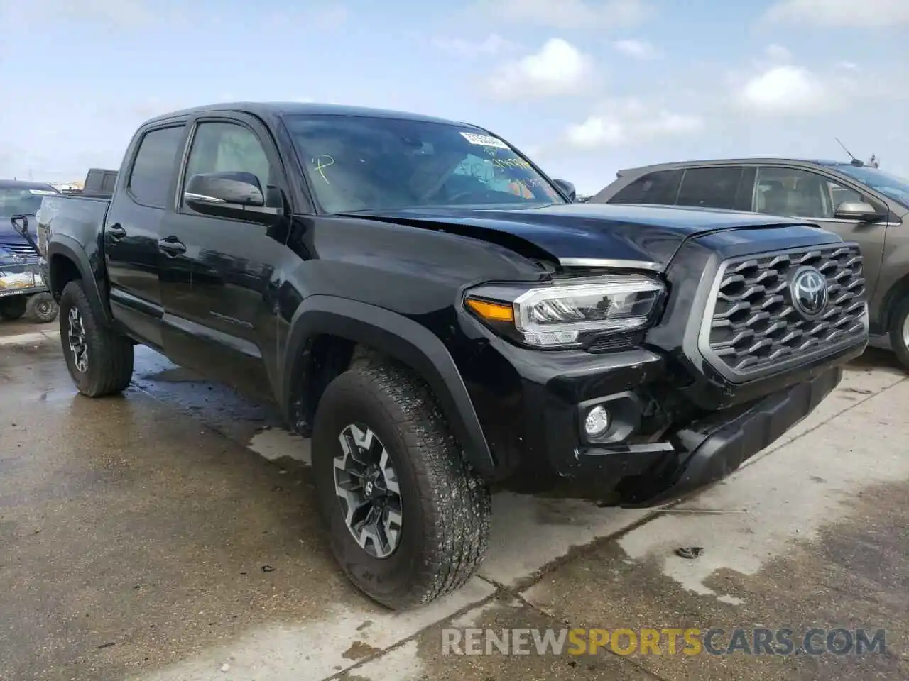 1 Photograph of a damaged car 5TFCZ5AN4MX248601 TOYOTA TACOMA 2021