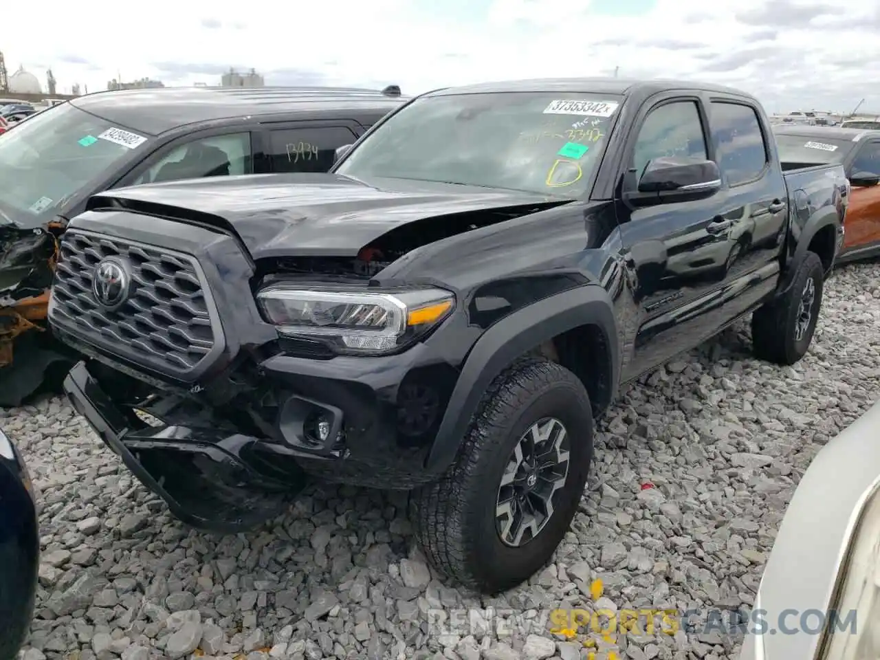 2 Photograph of a damaged car 5TFCZ5AN4MX248601 TOYOTA TACOMA 2021