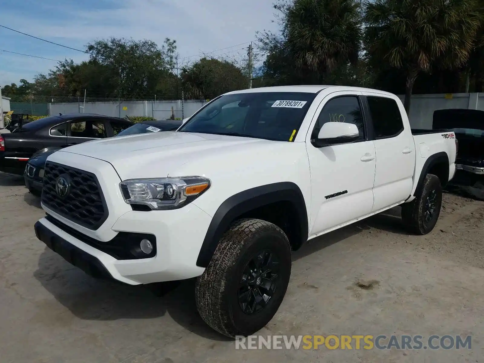 2 Photograph of a damaged car 5TFCZ5AN4MX254107 TOYOTA TACOMA 2021