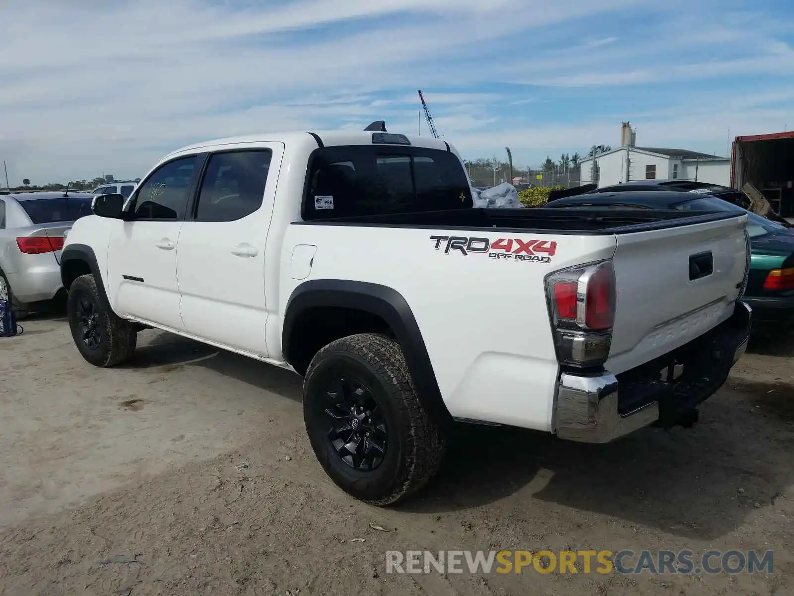 3 Photograph of a damaged car 5TFCZ5AN4MX254107 TOYOTA TACOMA 2021