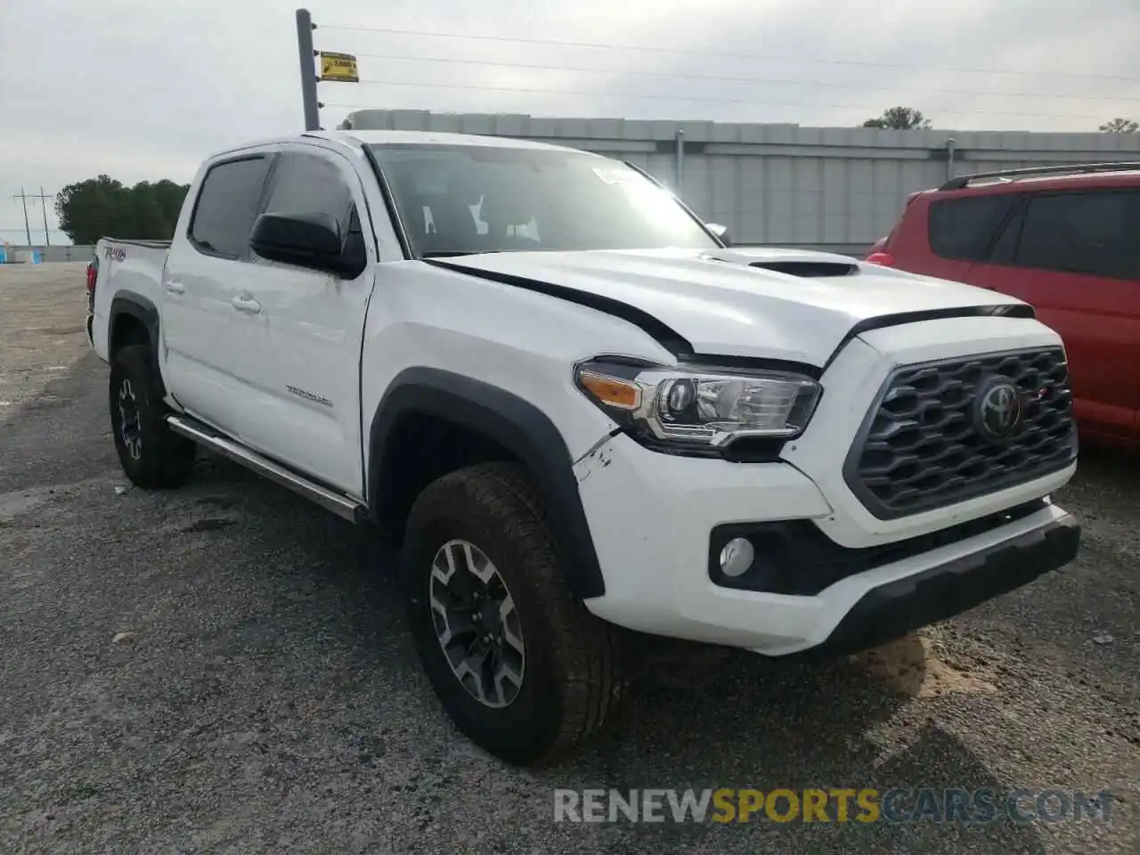 1 Photograph of a damaged car 5TFCZ5AN4MX255239 TOYOTA TACOMA 2021