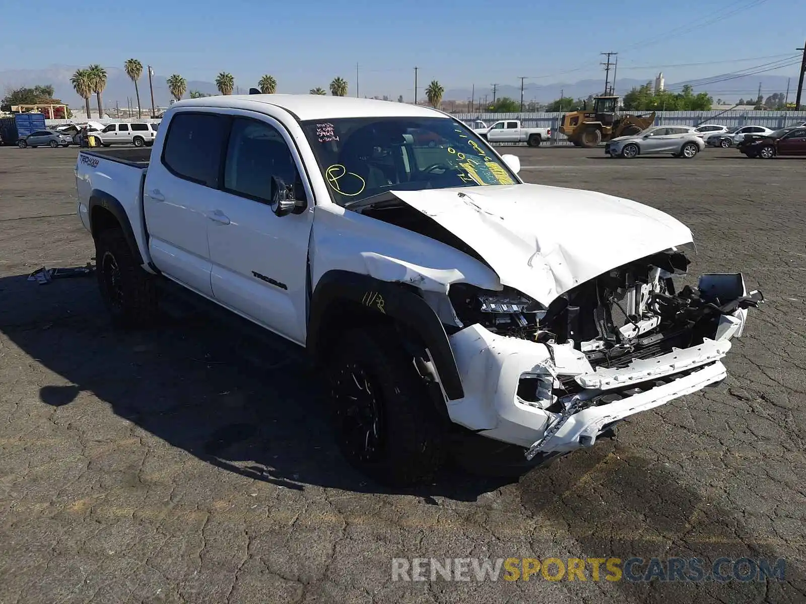 1 Photograph of a damaged car 5TFCZ5AN4MX265964 TOYOTA TACOMA 2021