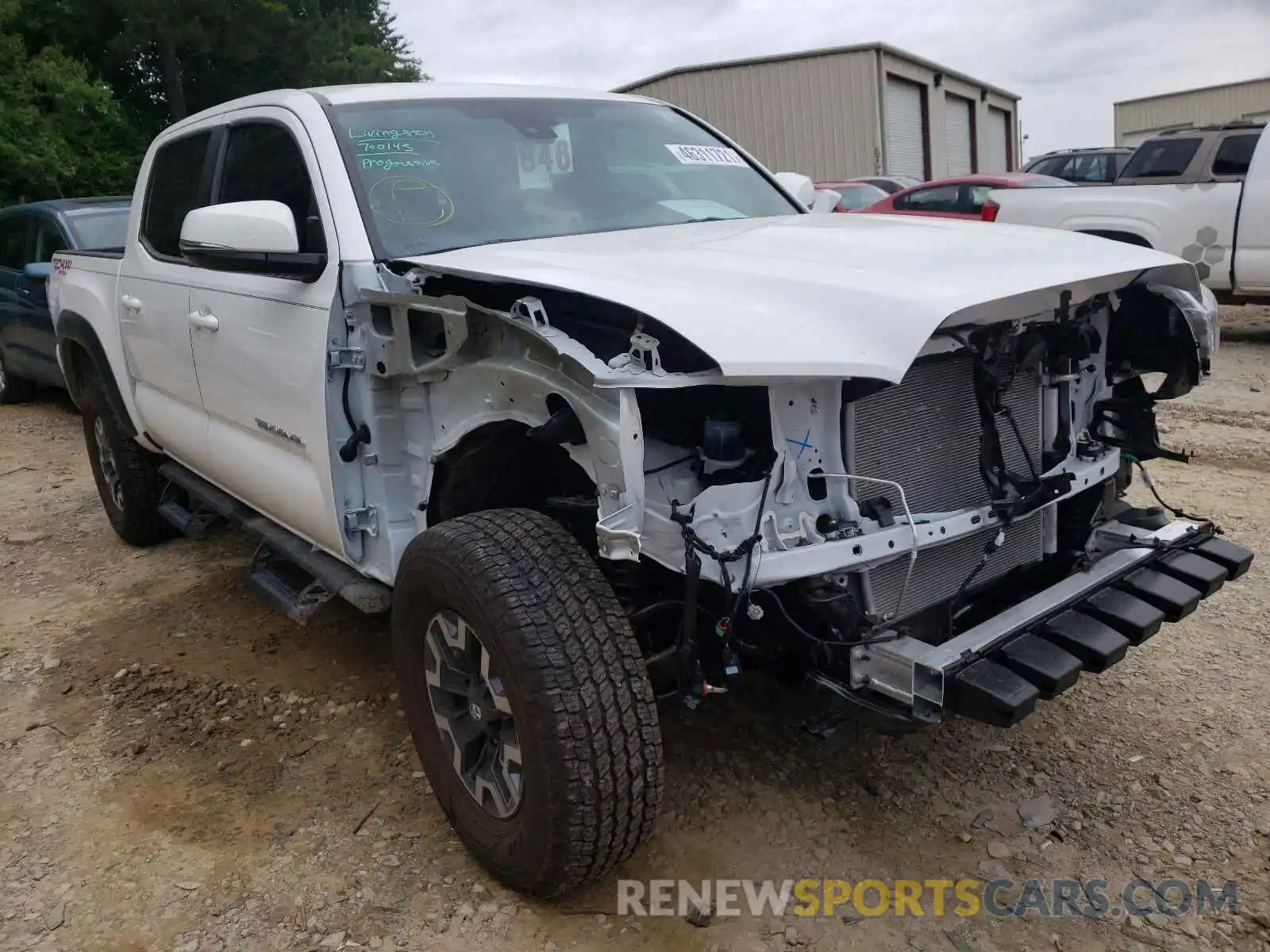 1 Photograph of a damaged car 5TFCZ5AN4MX270548 TOYOTA TACOMA 2021