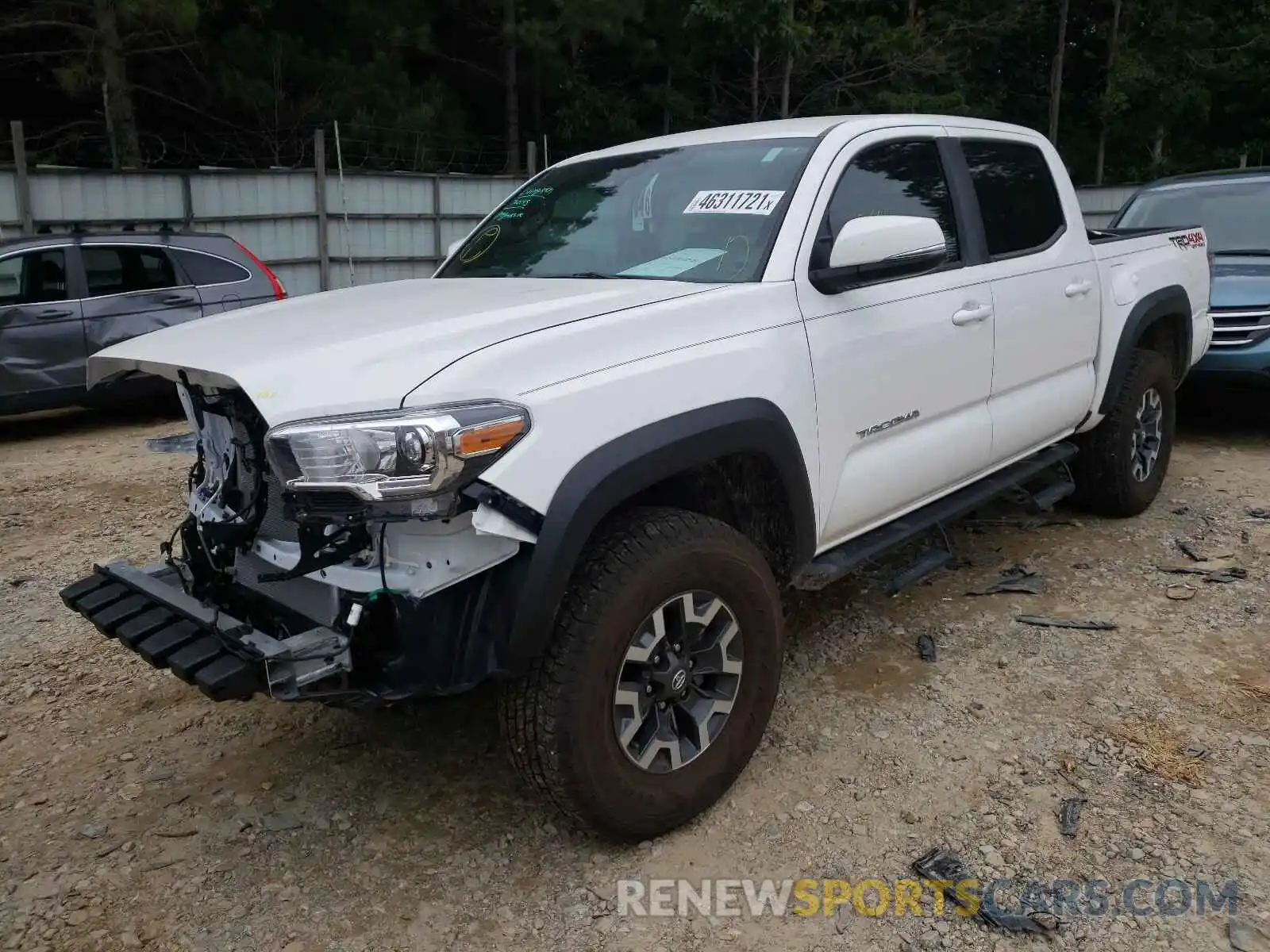 2 Photograph of a damaged car 5TFCZ5AN4MX270548 TOYOTA TACOMA 2021