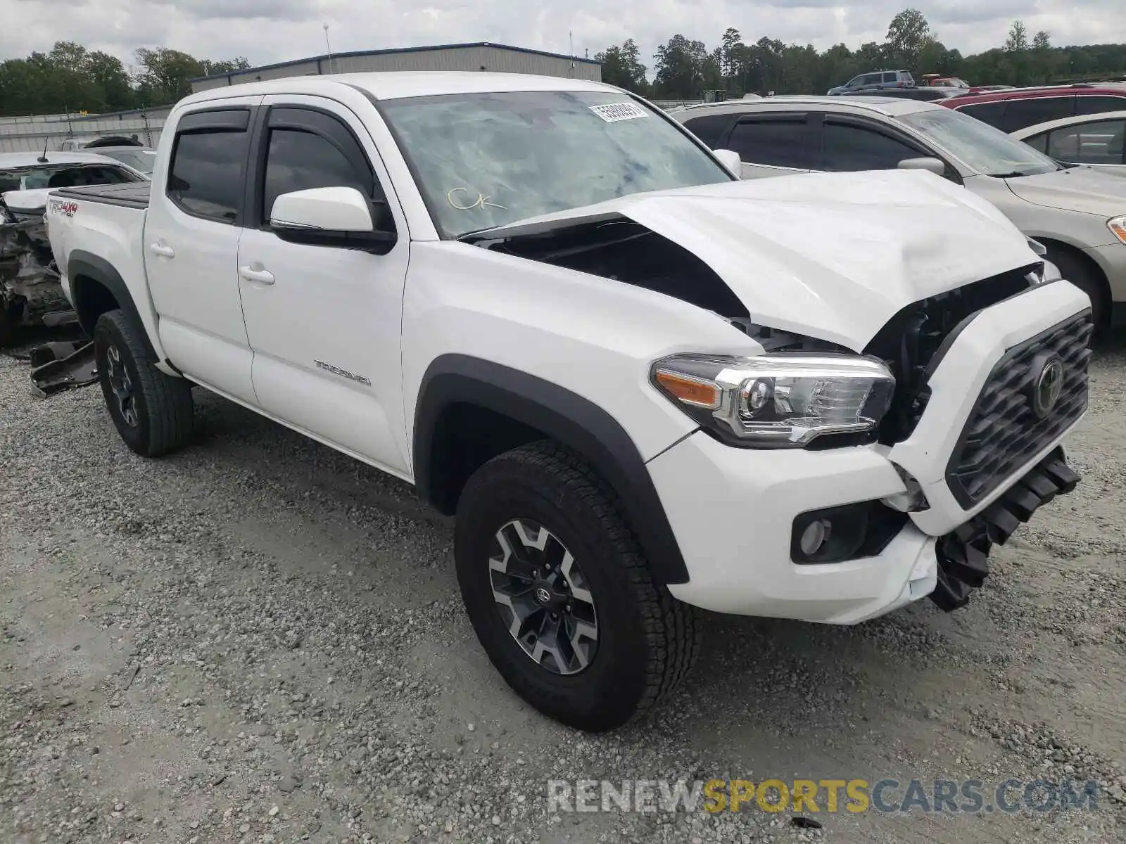 1 Photograph of a damaged car 5TFCZ5AN4MX271084 TOYOTA TACOMA 2021