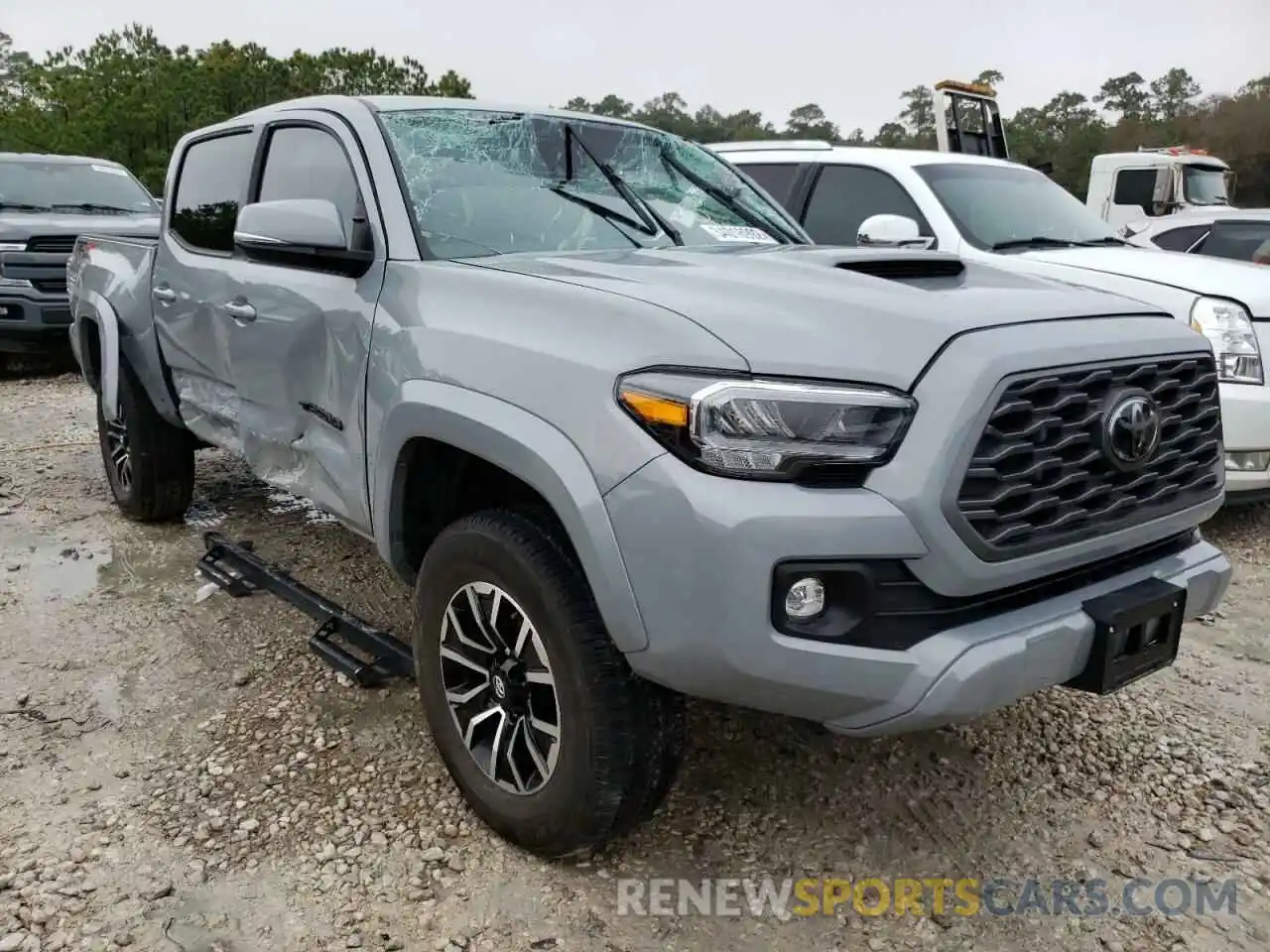 1 Photograph of a damaged car 5TFCZ5AN4MX273398 TOYOTA TACOMA 2021